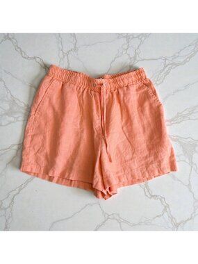 NAKD Orange Peach Cotton Blend Shorts Size 36 / US 6